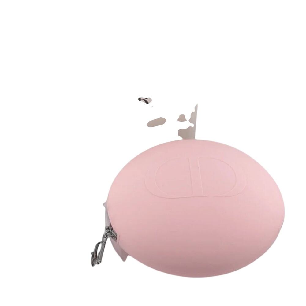 Christian Dior Rare Pink Jelly Makeup Pouch + Free Rouge Dior Mini Lipstick